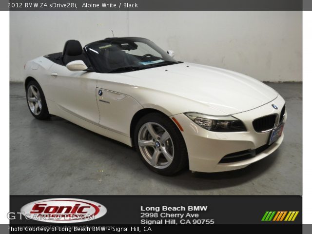 2012 BMW Z4 sDrive28i in Alpine White