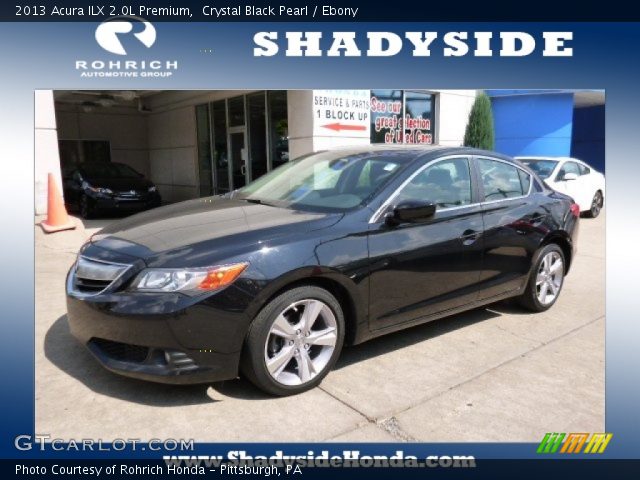 2013 Acura ILX 2.0L Premium in Crystal Black Pearl