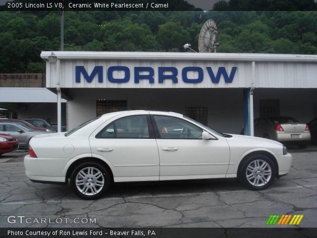 2005 Lincoln LS V8 in Ceramic White Pearlescent