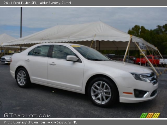 2011 Ford Fusion SEL in White Suede