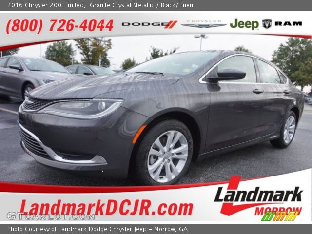 2016 Chrysler 200 Limited in Granite Crystal Metallic