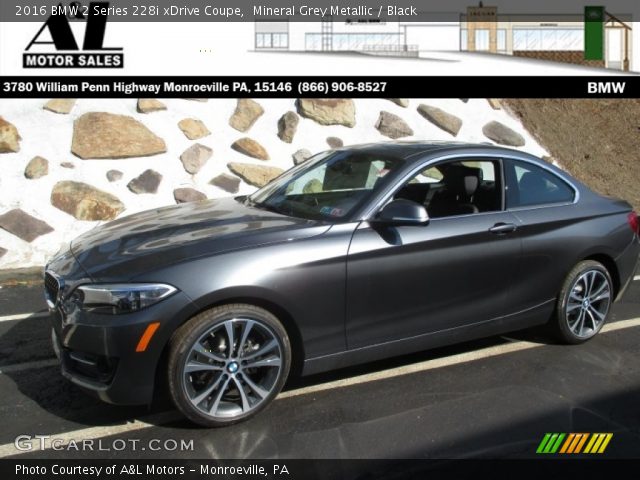 2016 BMW 2 Series 228i xDrive Coupe in Mineral Grey Metallic