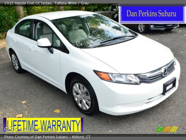 2012 Honda Civic LX Sedan in Taffeta White