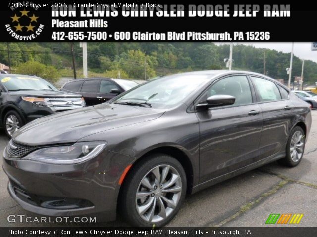 2016 Chrysler 200 S in Granite Crystal Metallic