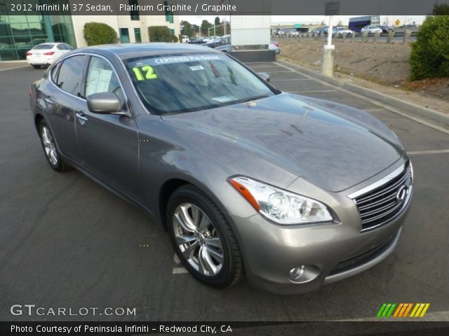 2012 Infiniti M 37 Sedan in Platinum Graphite