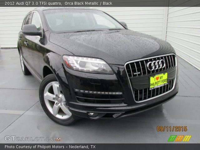 2012 Audi Q7 3.0 TFSI quattro in Orca Black Metallic