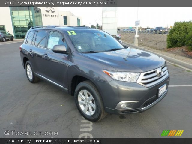 2012 Toyota Highlander V6 in Magnetic Gray Metallic