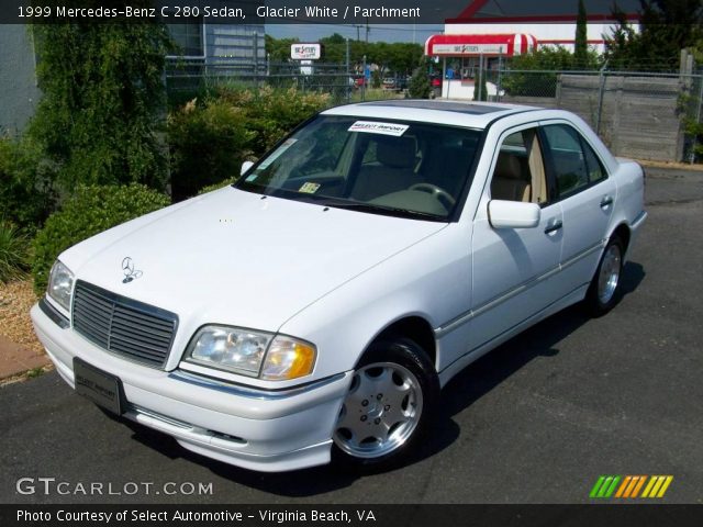 1999 Mercedes-Benz C 280 Sedan in Glacier White