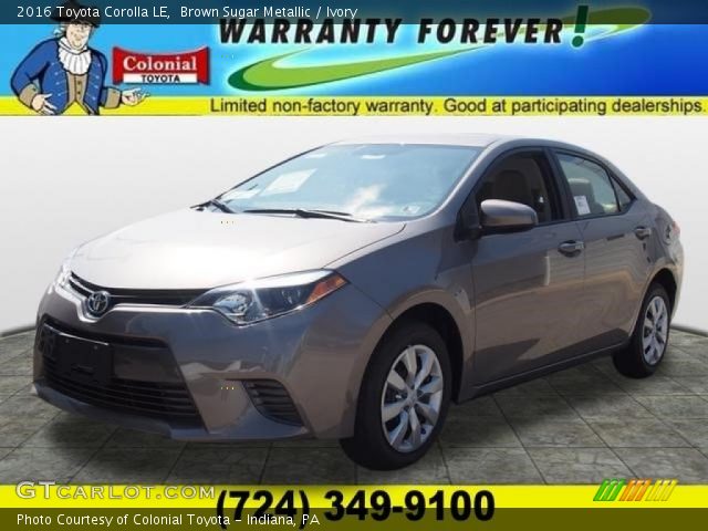 2016 Toyota Corolla LE in Brown Sugar Metallic