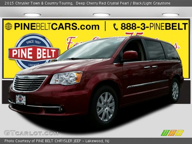 2015 Chrysler Town & Country Touring in Deep Cherry Red Crystal Pearl