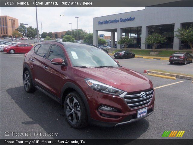 2016 Hyundai Tucson Limited in Ruby Wine