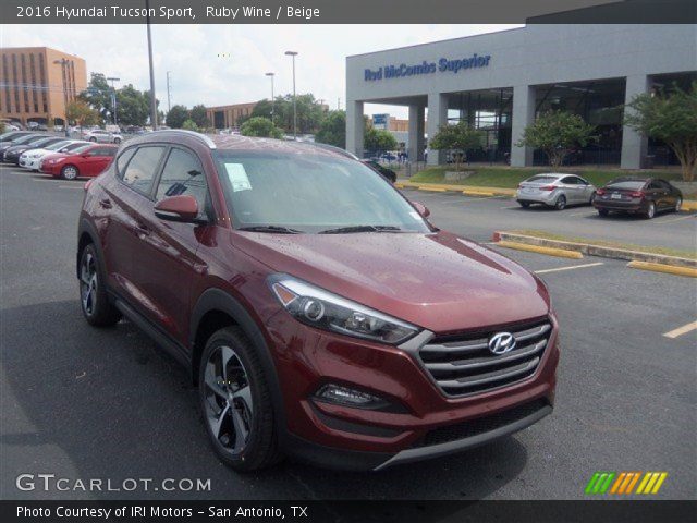 2016 Hyundai Tucson Sport in Ruby Wine