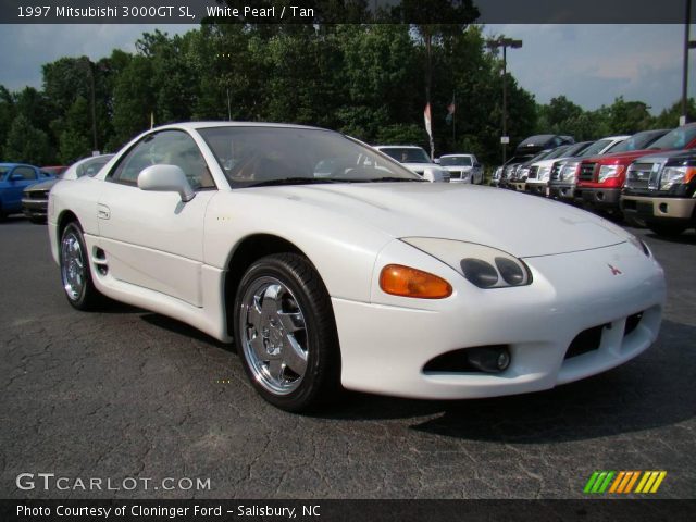 White Pearl 1997 Mitsubishi 3000gt Sl Tan Interior