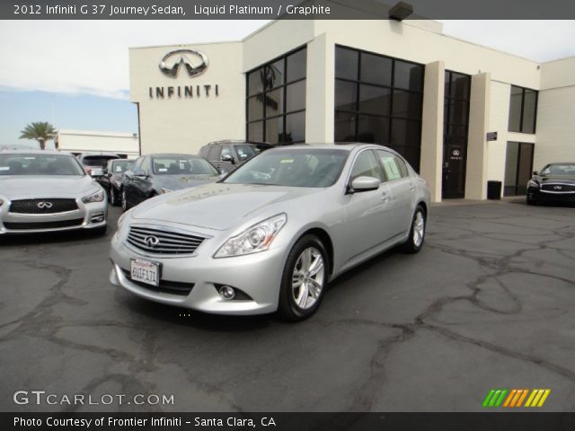 2012 Infiniti G 37 Journey Sedan in Liquid Platinum