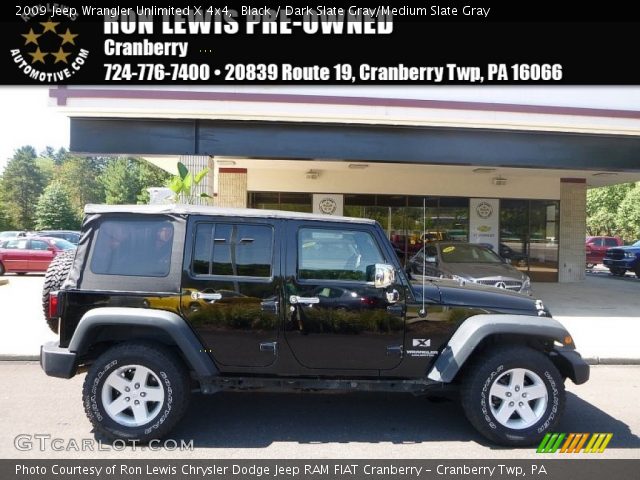 2009 Jeep Wrangler Unlimited X 4x4 in Black