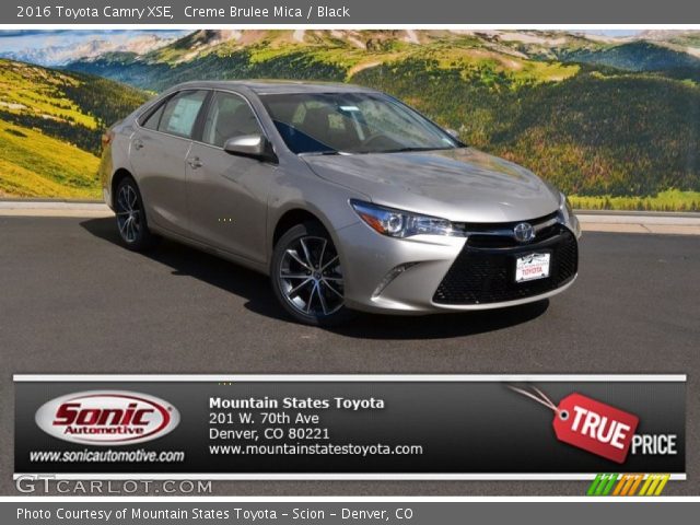 2016 Toyota Camry XSE in Creme Brulee Mica