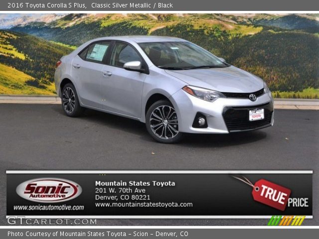 2016 Toyota Corolla S Plus in Classic Silver Metallic