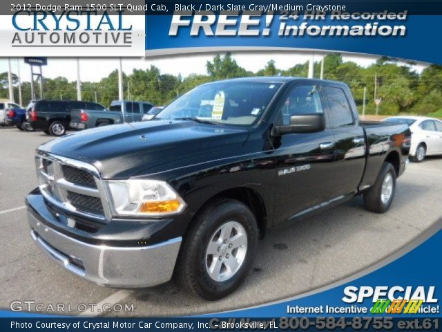 2012 Dodge Ram 1500 SLT Quad Cab in Black