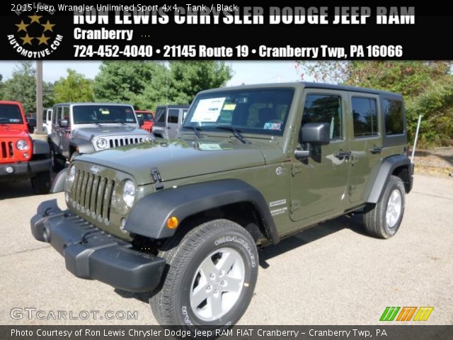 2015 Jeep Wrangler Unlimited Sport 4x4 in Tank
