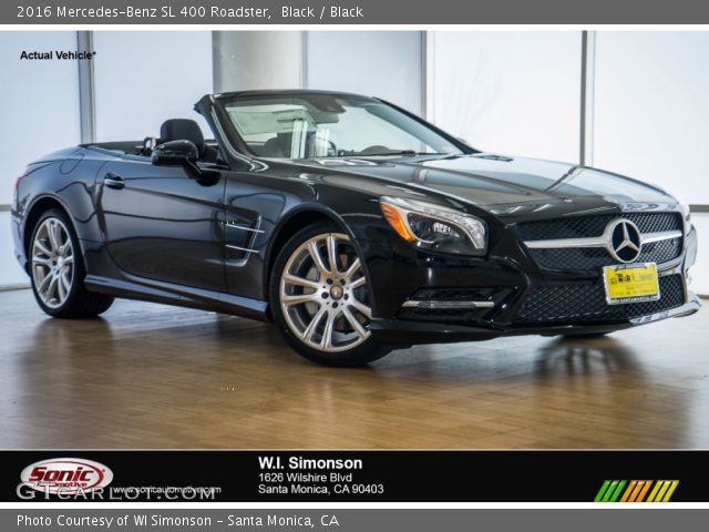 2016 Mercedes-Benz SL 400 Roadster in Black