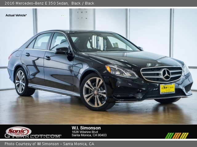 2016 Mercedes-Benz E 350 Sedan in Black