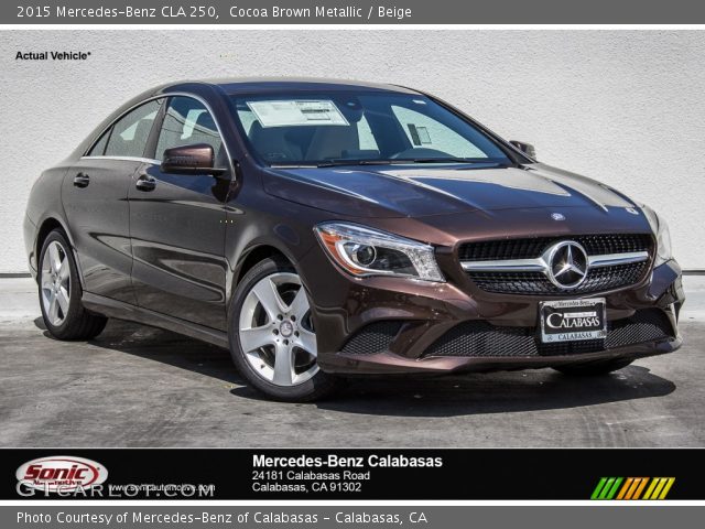 2015 Mercedes-Benz CLA 250 in Cocoa Brown Metallic