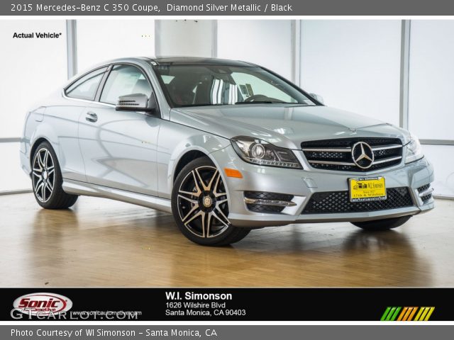 2015 Mercedes-Benz C 350 Coupe in Diamond Silver Metallic