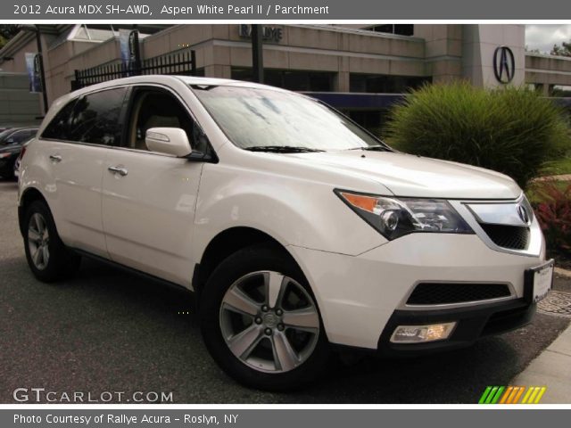 2012 Acura MDX SH-AWD in Aspen White Pearl II