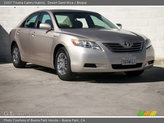 2007 Toyota Camry Hybrid in Desert Sand Mica