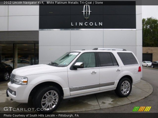 2012 Lincoln Navigator 4x4 in White Platinum Metallic Tri-Coat