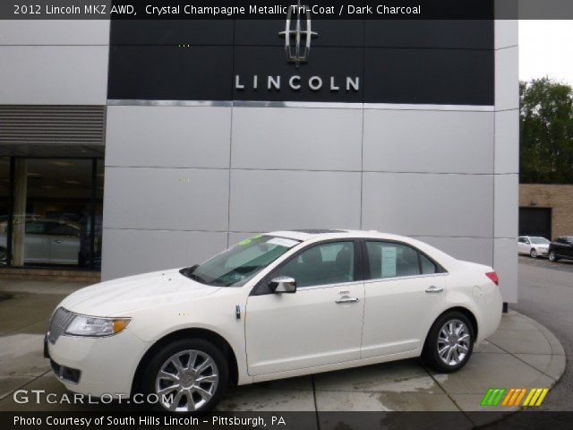 2012 Lincoln MKZ AWD in Crystal Champagne Metallic Tri-Coat