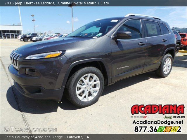 2016 Jeep Cherokee Latitude in Granite Crystal Metallic