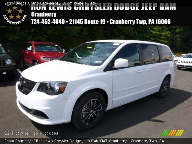 2016 Dodge Grand Caravan SE in Bright White