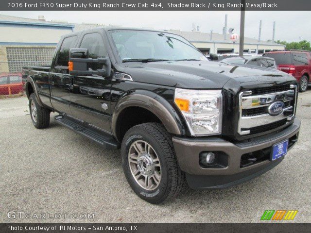 2016 Ford F350 Super Duty King Ranch Crew Cab 4x4 in Shadow Black
