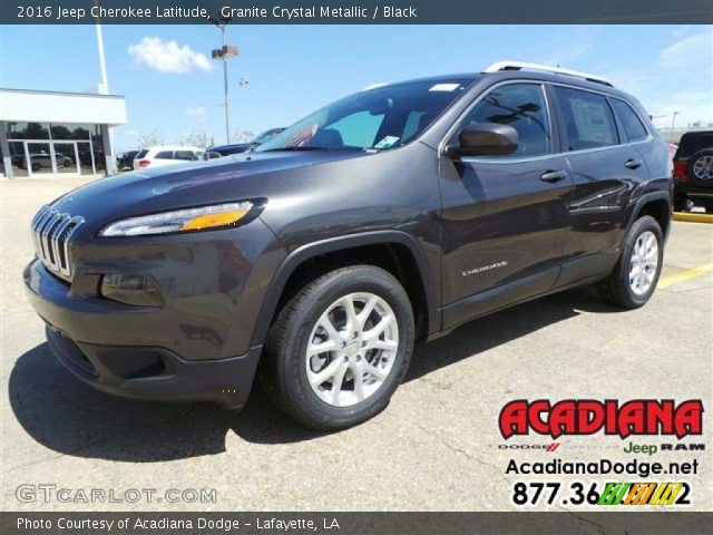 2016 Jeep Cherokee Latitude in Granite Crystal Metallic