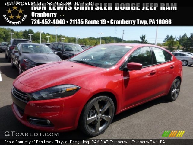 2016 Dodge Dart GT in Redline 2 Coat Pearl