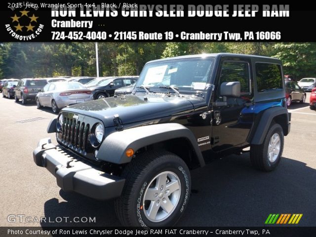 2015 Jeep Wrangler Sport 4x4 in Black