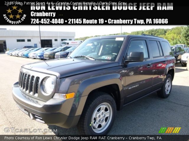 2016 Jeep Patriot Sport 4x4 in Granite Crystal Metallic