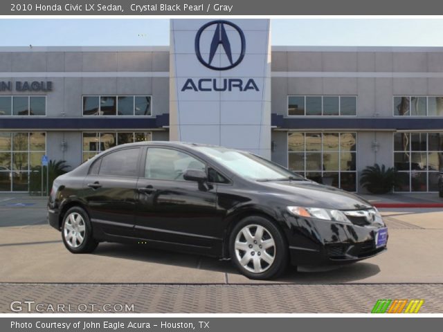 2010 Honda Civic LX Sedan in Crystal Black Pearl