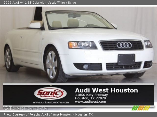 2006 Audi A4 1.8T Cabriolet in Arctic White
