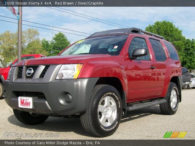 2008 Nissan Xterra X 4x4 in Red Brawn