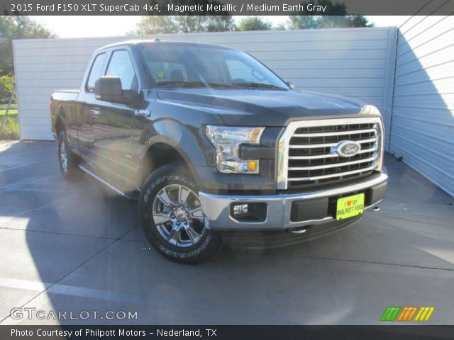 2015 Ford F150 XLT SuperCab 4x4 in Magnetic Metallic