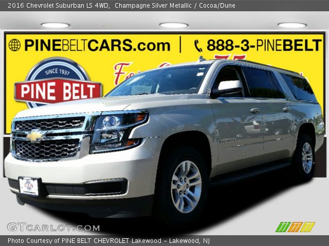 2016 Chevrolet Suburban LS 4WD in Champagne Silver Metallic