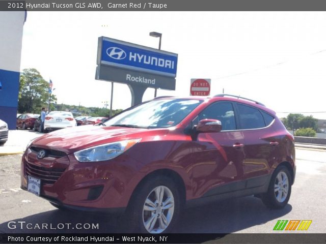 2012 Hyundai Tucson GLS AWD in Garnet Red