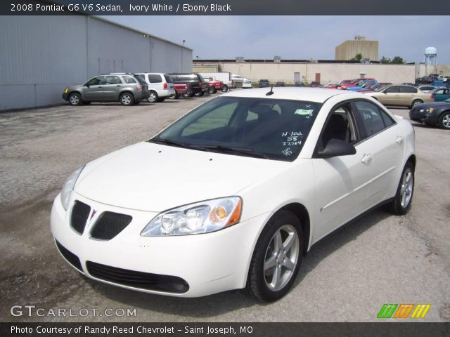 2008 Pontiac G6 V6 Sedan in Ivory White