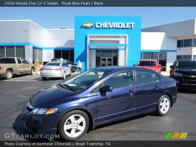 2009 Honda Civic LX-S Sedan in Royal Blue Pearl