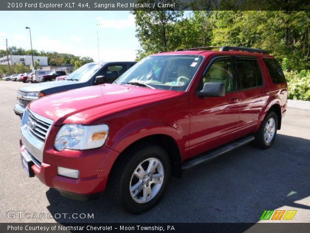 2010 Ford Explorer XLT 4x4 in Sangria Red Metallic