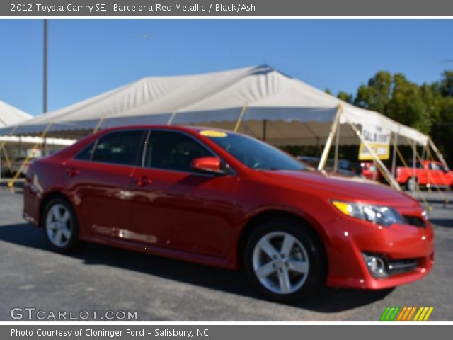 2012 Toyota Camry SE in Barcelona Red Metallic