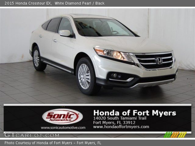 2015 Honda Crosstour EX in White Diamond Pearl
