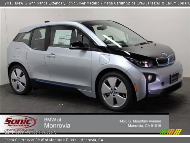 2015 BMW i3 with Range Extender in Ionic Silver Metallic